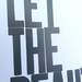 Poster, Let the Beauty We Love Be What We Do Letterpress Print (Dark Grey)