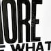 Poster, Black and White Inspirational Art, Do More of What You Love Letterpress Typography Print, Large Simple Bold Letters