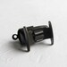 Baby Cradle charm -  dark antiqued brass (1 charm)