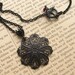 Swallow toggle clasp kit, antiqued black brass painta, 17mm wing span, 13mm ring  (2 toggle sets) DIY necklace upgrade, lead nickel free