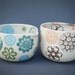 Ceramic Mixing Bowl Retro Aqua Design