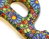 Decorated Wood Letters Decoupage Floral for any Initial, Name, or Word Custom for Your Decor