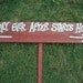 Personalized Your Name on Wood Wedding Sign on Stake Happily Ever After Starts Here Directional Arrow