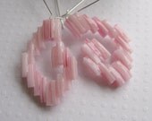 Stained Glass Pink Earrings
