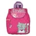 SHIPS SAME DAY-- Cat and Mouse Quilted Back Pack or Diaper Bag in Pink and Gray - Includes Free Personalization
