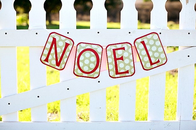 SALE: Noel- Christmas Banner