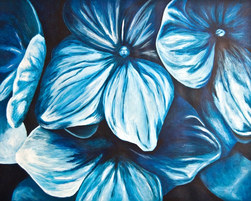 Hydrangea 8x10 Fine Art Print by Eriksdotter