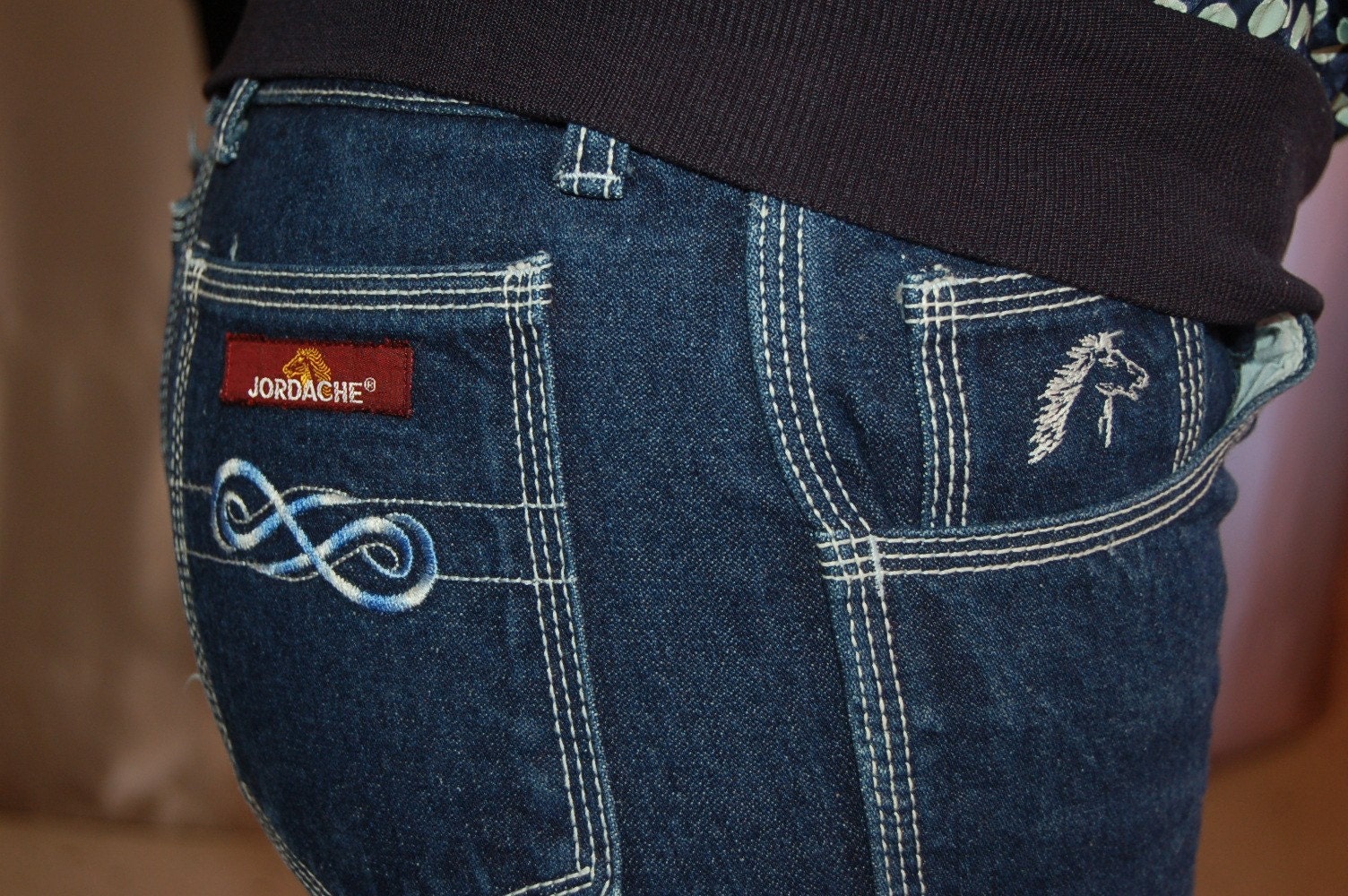 80s Jordache Dark Denim Jeans-So Retro