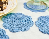 Coaster Set - Hostess Gift - Dusk Blue