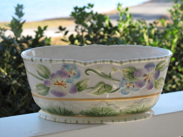 Fitz and Floyd Oblong Dish Planter