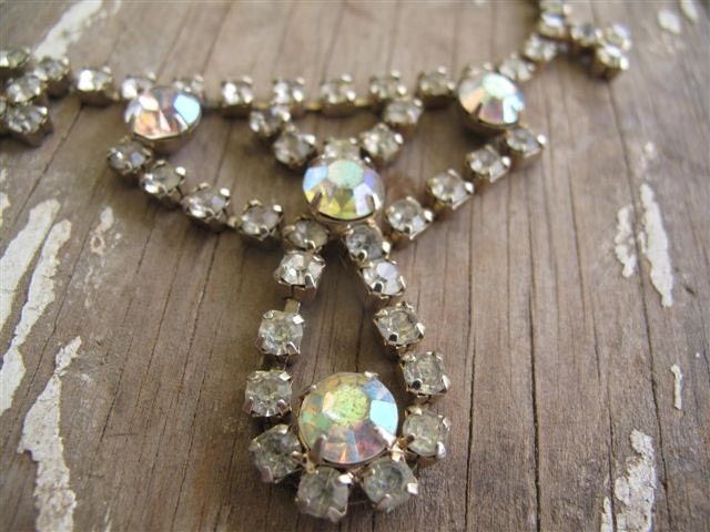 Antique Rhinestone Necklace