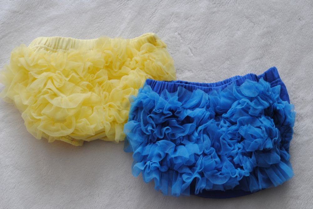 Ruffle Baby Bloomers - Chiffon Ruffle Bum - Great Photo Prop - Other Colors Available