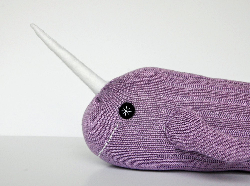 Lavender Sock Narwhal