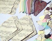 Paper Heart Diecuts Hearts and Shapes  272 Pieces Sale