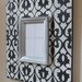 Imperial Wood Distressed Picture Frame 5x7 Hand painted, Black and Vintage White