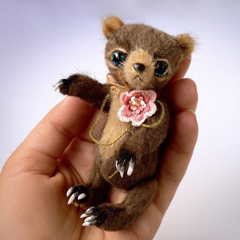 Mini bear PATTERN Aimi Sakura - PDF emailed -  by Tatiana Scalozub