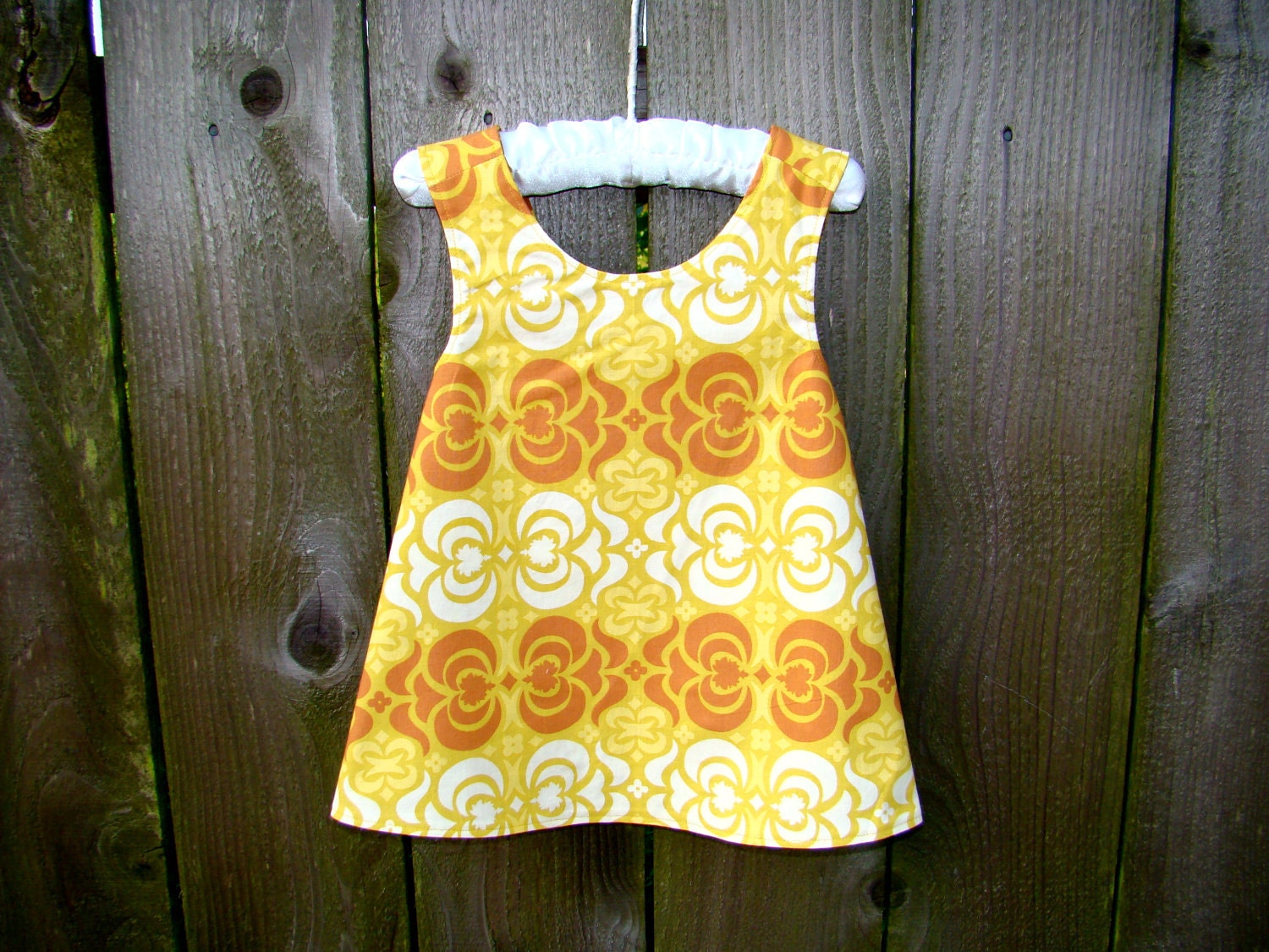 Amy Butler - "Midwest Modern" - 12 Month, 18 Month, 2T, 3T, 4T Reversible Pinafore Dress or Top - Ready to Ship