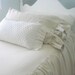 Shabby Chic Pillows The French Prairie Collection Ruffle Pillowcase White Linen