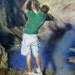 Golfer Man Art Print XL18X24 Golf Print, man golfing prints, golf wall art, golfing wall decor, Snake River, Vickie Wade art