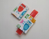 Magnetic Freezer pop cozy's......Owls