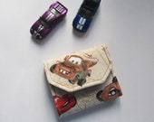 The ORIGINAL Car Wallet with Pocket (holds 2) ... Disney Cars ... available in other fabrics
