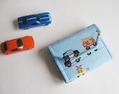 The ORIGINAL Car Wallet with POCKET (holds 2) ... Rescue ... available in other fabrics