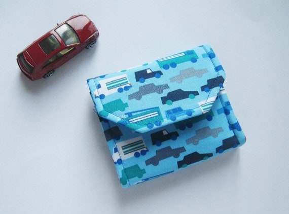 The ORIGINAL Car Wallet with POCKET (holds 2) ... Rush Hour ... available in other fabrics