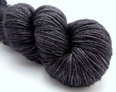 Hand dyed British Merino / Silk 4ply sock weight yarn - Slate