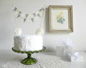 Gray Lemon Fabric Cake Bunting Decoration Il_170x135