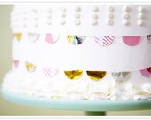Colorful Nature Sewn Paper Scallops Bunting Garland Decoration Il_170x135