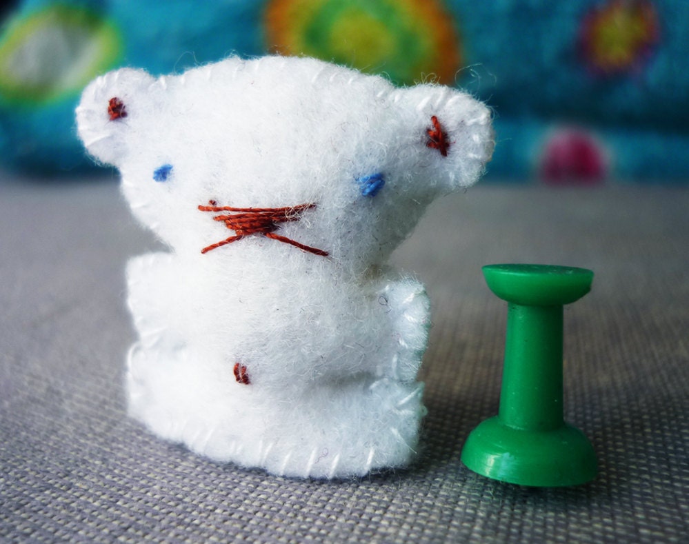 Very Tiny Teddy Bear: 1 inch miniature plush