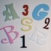 10 inch Painted Wood Letters Wooden Letters Wall Letters Alphabet CUSTOM SIZES AVAILABLE