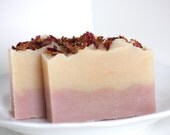 SALE 30% OFF Wild Irish Rose Natural Goat's Milk Soap With Shea Butter - New Larger Bar