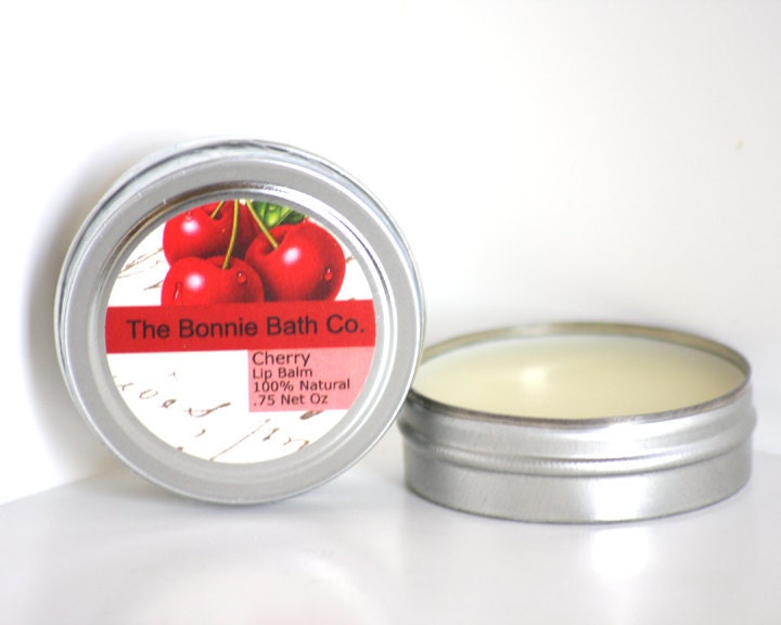 SALE 30% OFF LARGE Cherry All Natural Lip Balm