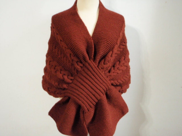 Made to order Dark Brown Wrap Style
