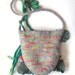 Felted handbag  medium  - Poppy