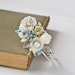 Reserved for Leanna - Shabby Chic Bracelet, Something Old, Vintage Bracelet, Something Blue Wedding Jewelry, Bridesmaid Gift Bracelet