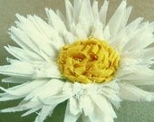 fabric flower tutorial Sweet Daisies Pattern - How to make flowers email PDF ebook - diy fabric flower accessories
