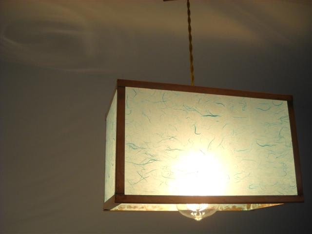 M O D  B O X - Rectangular Copper Hanging Pendant Light - Custom Made in an Array of Colors