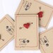 Valentine's Day Cards - Little Surprise Owl Love Notes (4) with envelopes, Love Cards, Love Notes, Love Note Cards