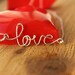 Love Word Necklace - Sterling Silver, Script Word Necklace, Word Necklace, Word Jewelry, Personalized Name Jewelry