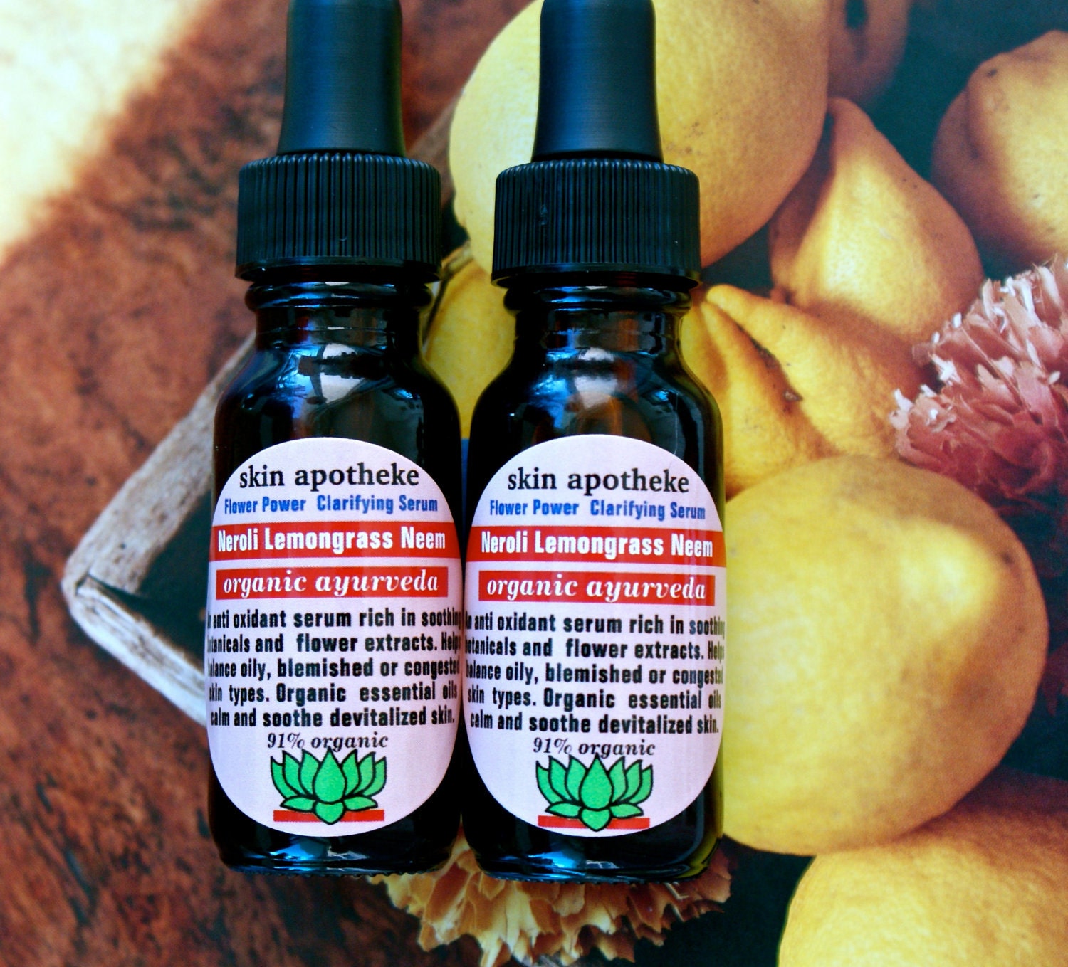 Organic Flower Power Clarifying Face Oil with Neroli, Ylang Ylang, Andiroba and Lemongrass from Skin Apotheke