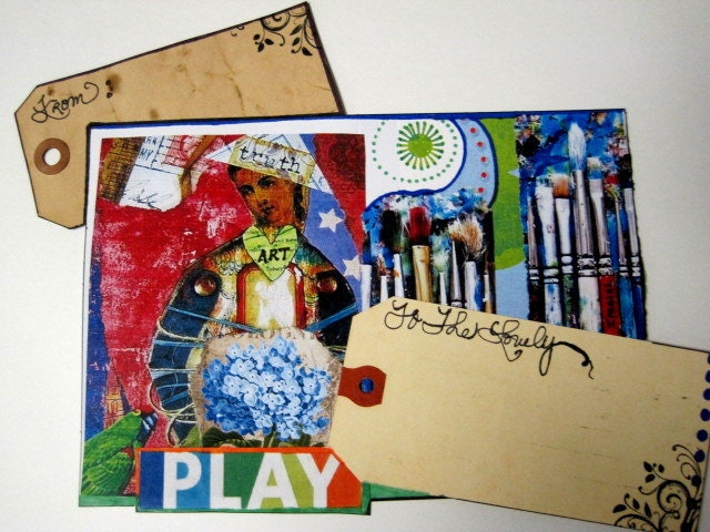 Art Mailing Package Adhesive Address Label ART PLAY No.11