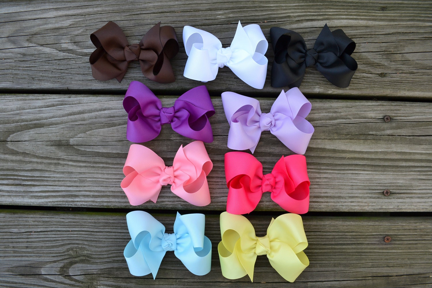 4" Boutique Bow --Choice of color