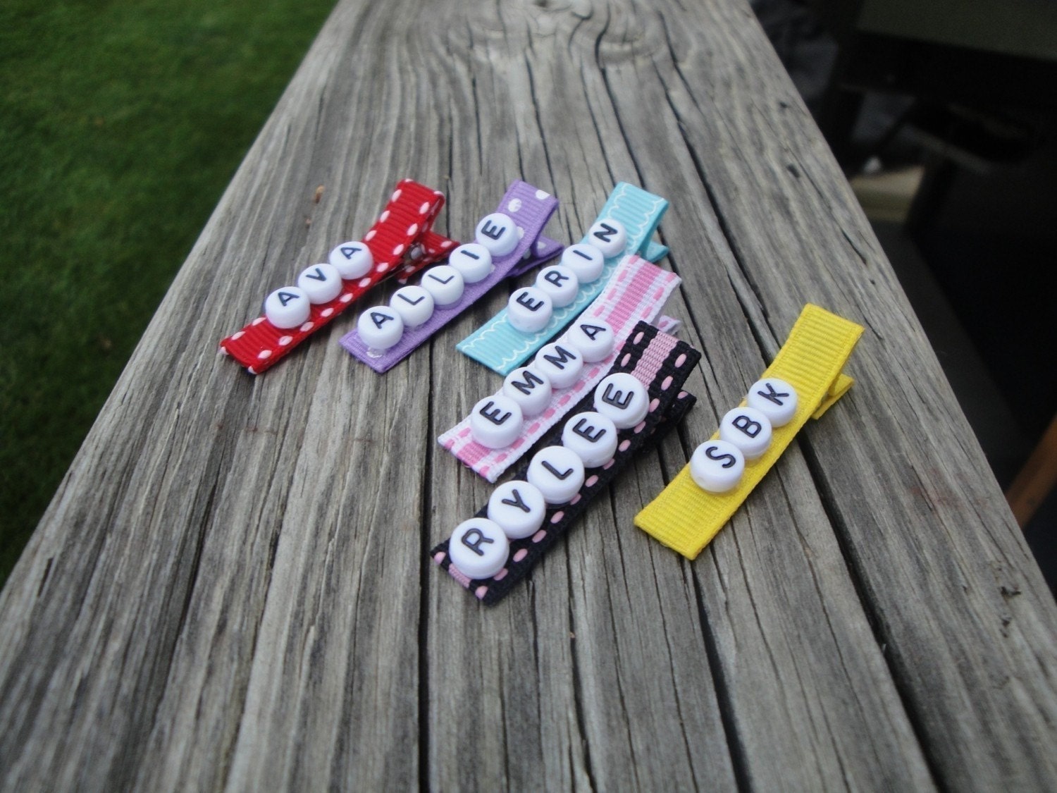 Personalized Hair Clip