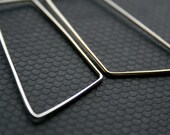 GEOMETRIC HOOPS - sterling silver