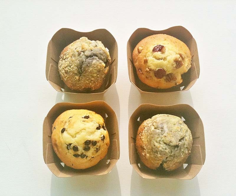 10 Muffin / CupcakeTrays - in Kraft