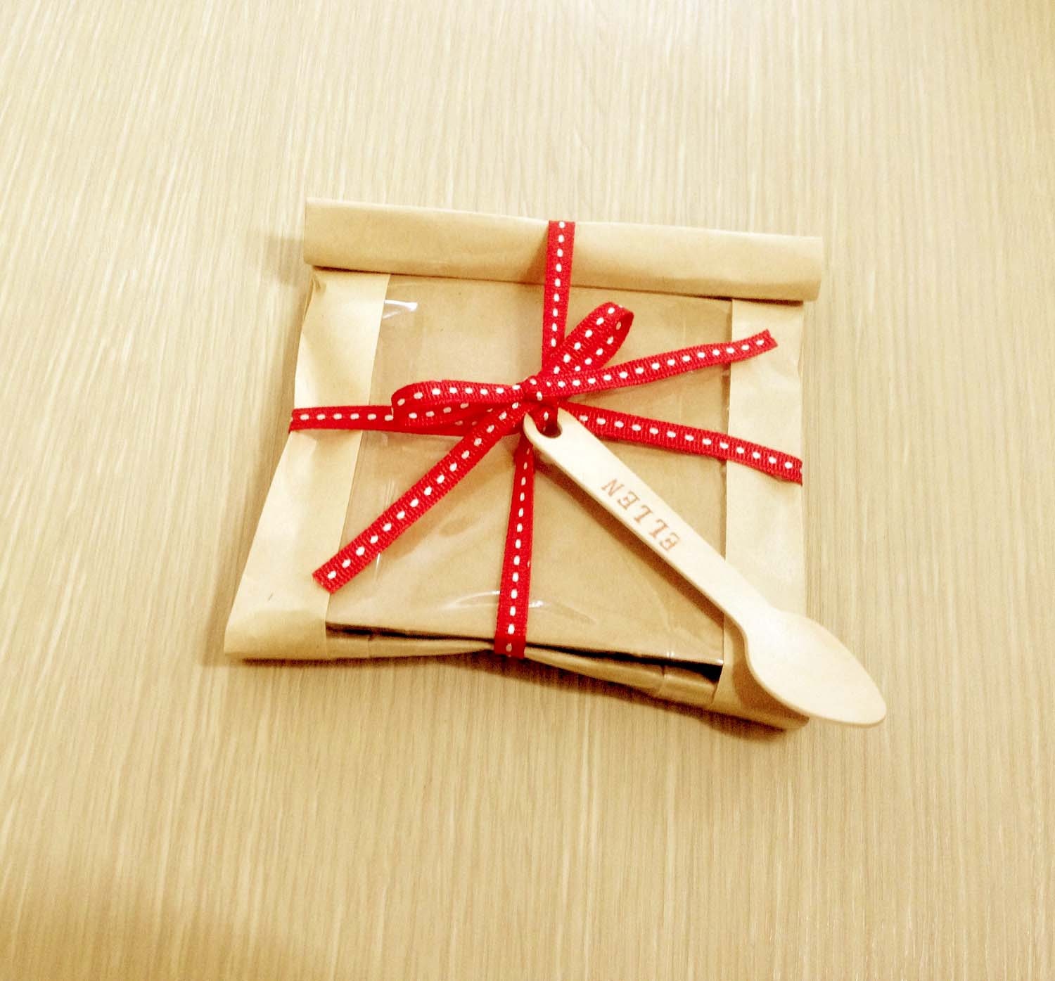 20 Kraft Paper Tags -Square type