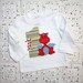 Little Red Dragon Birthday Shirt OR bodysuit - FREE PERSONALIZATION-Your Choice of Letters or Numbers