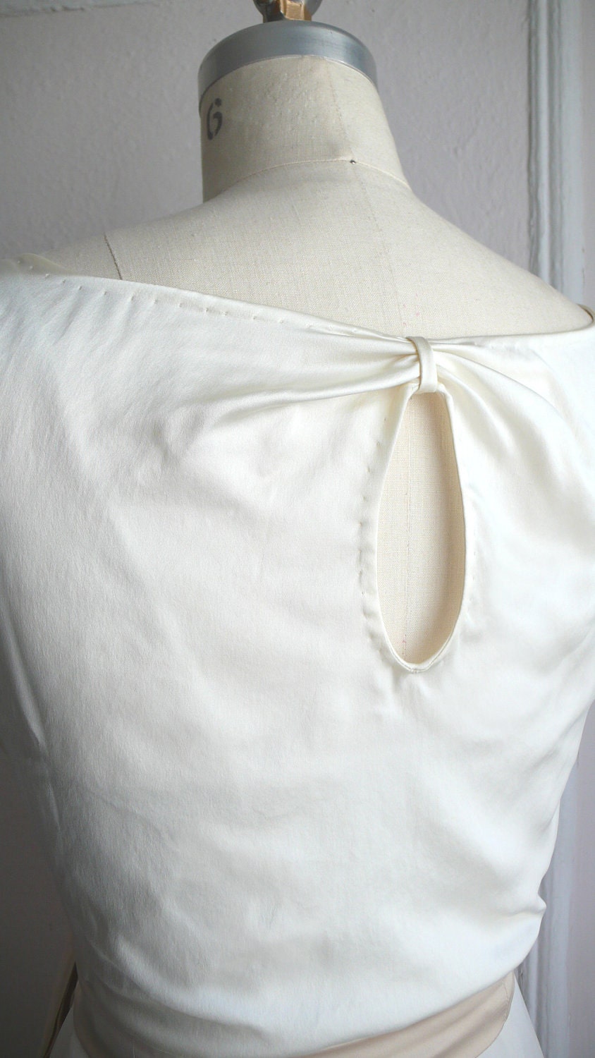 French Lace Cocktail Bridal Dress, 1940's Inspired, Pencil Skirt, Cowl Bodice, "Penny-Lee" silhouette, customizable